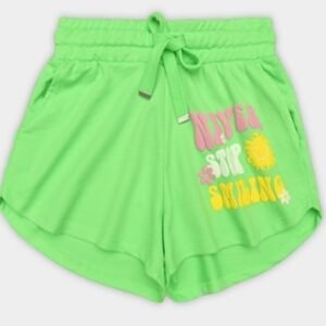 Women Summer Short Printed - Green