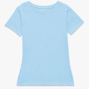 Women Short Sleeve Body Fit T-Shirt - Blue